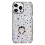 Rhinestone Ring Holder Dual-side IMD PC Hybrid TPU Phone Case, For iPhone 17 Pro Max, For iPhone 17 Pro, For iPhone 17, For iPhone Air, For iPhone 16 Pro Max, For iPhone 16 Pro, For iPhone 16 Plus, For iPhone 16