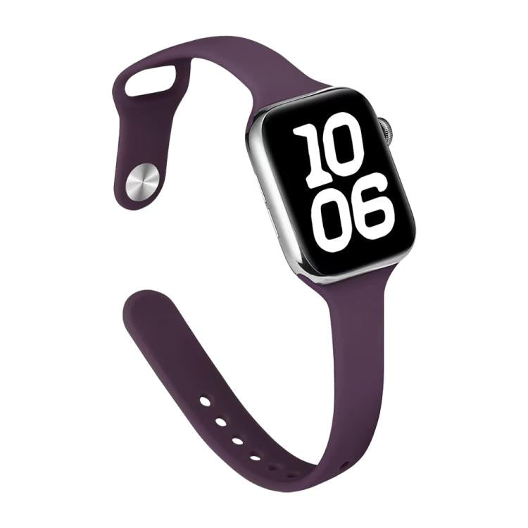 xDfind Small Waist Reverse Buckle Silicone Watch Band, For Apple Watch 38 / 40 / 41 / S11 42mm