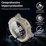 xDfind Tempered Film Integrated PC Watch Protective Cover, For Amazfit T-Rex 3 Pro 44mm, For Amazfit T-Rex 3 Pro 48mm