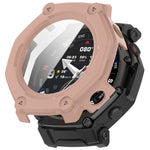 xDfind Tempered Film Integrated PC Watch Protective Cover, For Amazfit T-Rex 3 Pro 44mm, For Amazfit T-Rex 3 Pro 48mm