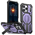 Hidden Metal Holder Magnetic Shockproof Phone Case, For iPhone 17 Pro Max, For iPhone 17 Pro, For iPhone 17, For iPhone Air, For iPhone 16 Pro Max, For iPhone 16 Pro, For iPhone 16 Plus, For iPhone 16