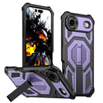Hidden Metal Holder Magnetic Shockproof Phone Case, For iPhone 17 Pro Max, For iPhone 17 Pro, For iPhone 17, For iPhone Air, For iPhone 16 Pro Max, For iPhone 16 Pro, For iPhone 16 Plus, For iPhone 16