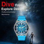 NORTH EDGE TRITON-TI Titanium Alloy Solar-powered Professional Outdoor Dive Watch