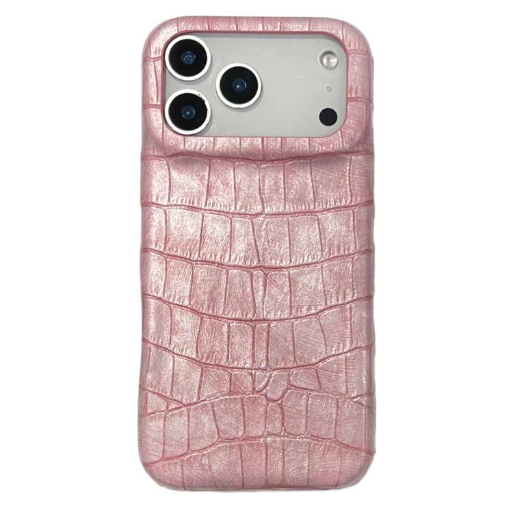 Vintage Crocodile Texture Shockproof Vegan Leather Phone Case, For iPhone 18 Pro / 17 Pro, For iPhone 18 Pro Max / 17 Pro Max
