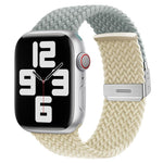 xDfind Buckle-fastening Stitching Braided Nylon Watch Band, For Apple Watch 42 / 44 / 45 / 46 / 49mm, For Apple Watch 38 / 40 / 41 / S10 42mm