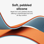 xDfind Color-blocking Litchi Texture Magnetic Silicone Watch Band, For Apple Watch 42 / 44 / 45 / 46 / 49mm, For Apple Watch 38 / 40 / 41 / S11 42mm