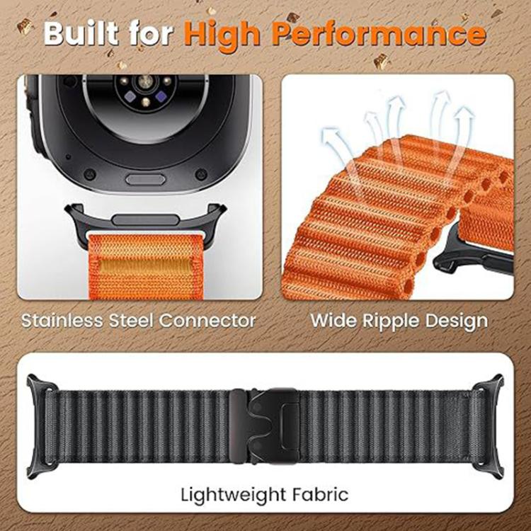 xDfind Parachute Buckle Off Road Sport Nylon Watch Band, For Galaxy Watch9 / 8 / 8 Classic