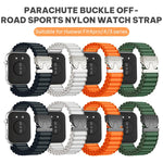 xDfind Parachute Buckle Off Road Sport Nylon Watch Band, For Huawei Watch Fit4 Pro / Fit4 / Fit3