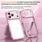 Wave Twisting Star Diamond Shockproof Electroplate TPU Phone Case, For iPhone 17 Pro Max, For iPhone 17 Pro, For iPhone 17, For iPhone 16 Pro Max, For iPhone 16 Pro, For iPhone 16