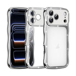 Wave Twisting Star Diamond Shockproof Electroplate TPU Phone Case, For iPhone 17 Pro Max, For iPhone 17 Pro, For iPhone 17, For iPhone 16 Pro Max, For iPhone 16 Pro, For iPhone 16