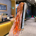 Crystal Shield Ring Holde TPU + Acrylic Magnetic Phone Case, For iPhone 13