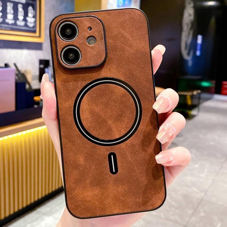 Lambskin Faux Leather Magnetic Phone Case, For iPhone 14 Pro Max, For iPhone 13 Pro Max, For iPhone 13 Pro, For iPhone 13, For iPhone 12, For iPhone 12 Pro Max, For iPhone 12 Pro, For iPhone 11 Pro Max