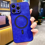 Lambskin Faux Leather Magnetic Phone Case, For iPhone 14 Pro Max, For iPhone 13 Pro Max, For iPhone 13 Pro, For iPhone 13, For iPhone 12, For iPhone 12 Pro Max, For iPhone 12 Pro, For iPhone 11 Pro Max