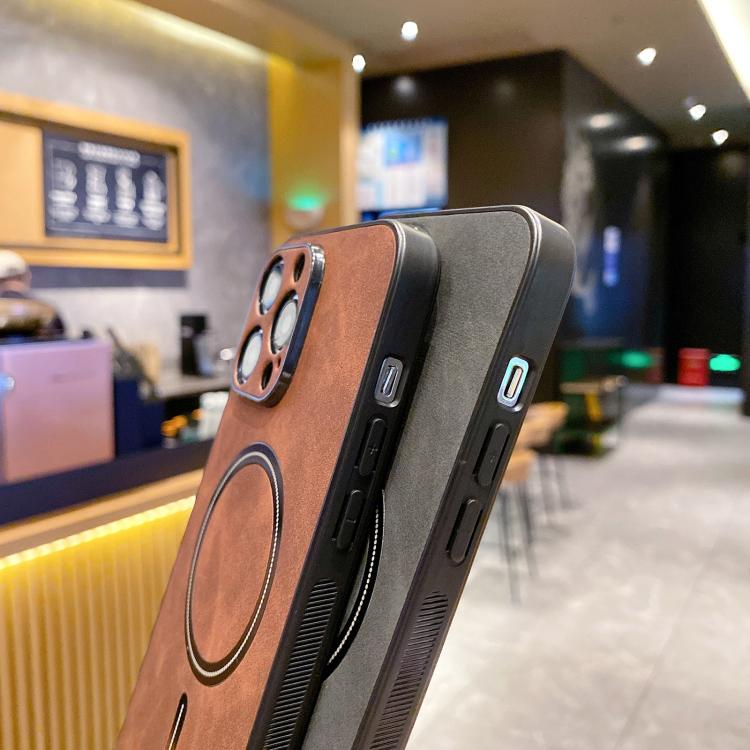 Lambskin Faux Leather Magnetic Phone Case, For iPhone 14 Pro Max, For iPhone 13 Pro Max, For iPhone 13 Pro, For iPhone 13, For iPhone 12, For iPhone 12 Pro Max, For iPhone 12 Pro, For iPhone 11 Pro Max