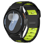 xDfind Flat-head Dual-color Silicone Watch Band, 20mm, 22mm