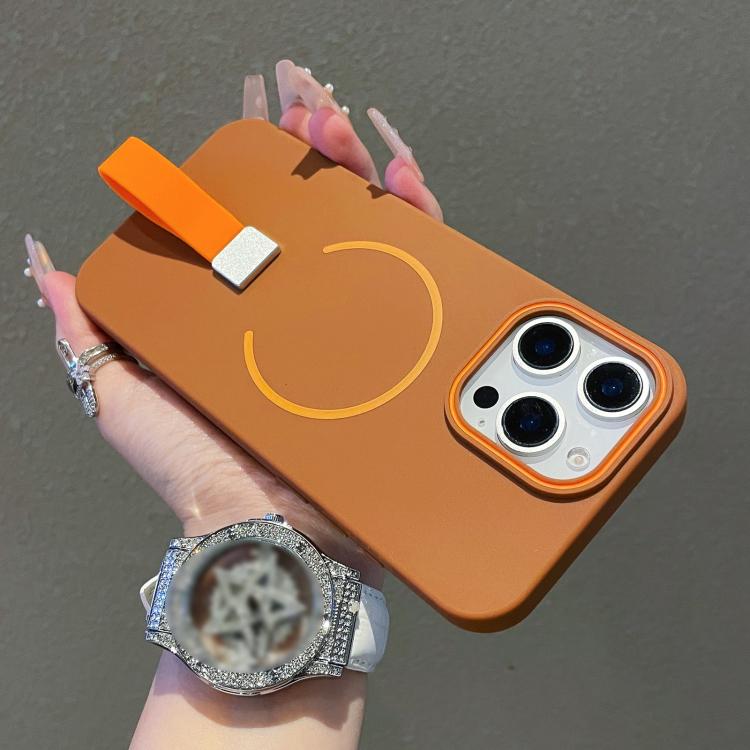 Skin-feel Magnetic TPU Phone Case with Silicone Strap, For iPhone 13, For iPhone 12 / 12 Pro, For iPhone 12 Pro Max, For iPhone 11 Pro Max, For iPhone 11, For iPhone 11 Pro