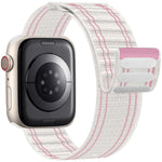 xDfind Nylon Loop Woven Hook and Loop Fastener Watch Band, For Apple Watch 42 / 44 / 45 / 46 / 49mm, For Apple Watch 38 / 40 / 41 / S11 42mm