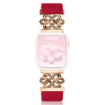 xDfind Chinese Knot Nylon Rainbow Braided Magnetic Buckle Watch Band, For Apple Watch 42 / 44 / 45 / 46 / 49mm, For Apple Watch 38 / 40 / 41 / S11 42mm