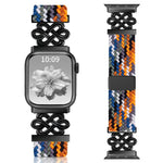 xDfind Chinese Knot Nylon Rainbow Braided Magnetic Buckle Watch Band, For Apple Watch 42 / 44 / 45 / 46 / 49mm, For Apple Watch 38 / 40 / 41 / S11 42mm