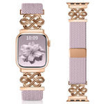 xDfind Chinese Knot Nylon Rainbow Braided Magnetic Buckle Watch Band, For Apple Watch 42 / 44 / 45 / 46 / 49mm, For Apple Watch 38 / 40 / 41 / S11 42mm