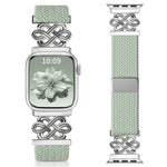 xDfind Chinese Knot Nylon Rainbow Braided Magnetic Buckle Watch Band, For Apple Watch 42 / 44 / 45 / 46 / 49mm, For Apple Watch 38 / 40 / 41 / S11 42mm