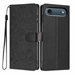 Tree Cat Embossed Flip Vegan Leather Phone Case, For iPhone Air, For iPhone 16 Pro Max, For iPhone 16 Pro, For iPhone 16 Plus, For iPhone 16, For iPhone 15 Pro Max