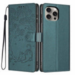Tree Cat Embossed Flip Vegan Leather Phone Case, For iPhone 16 Pro, For iPhone 16 Plus, For iPhone 16, For iPhone 15 Pro Max, For iPhone 15 Pro, For iPhone 15 Plus