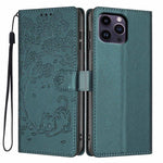 Tree Cat Embossed Flip Vegan Leather Phone Case, For iPhone 15, For iPhone 14 Plus, For iPhone 14, For iPhone 14 Pro, For iPhone 14 Pro Max, For iPhone 13 Pro Max