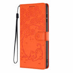 Tree Cat Embossed Flip Vegan Leather Phone Case, For iPhone 11 Pro