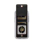 ESEBLE Adhesive Style Rhombic Texture Folding RFID Mobile Phone Card Slots Holder