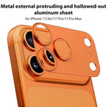 XDcase 5pcs Titanium Alloy Hollow Camera Lens Protector, For iPhone 17 Pro Max, For iPhone 17 Pro