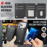 MAGKING K3 Series MagSafe RFID K3 Pro Card Bag Detachable Phone Case, For iPhone 17 Pro Max, For iPhone 17 Pro, For iPhone Air