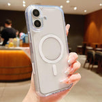 Frosted PC Hybrid TPU Magnetic Phone Case with AI Sensing Key, For iPhone 17 Pro Max, For iPhone 17 Pro, For iPhone 17, For iPhone Air, For iPhone 16 Pro Max, For iPhone 16 Pro, For iPhone 16