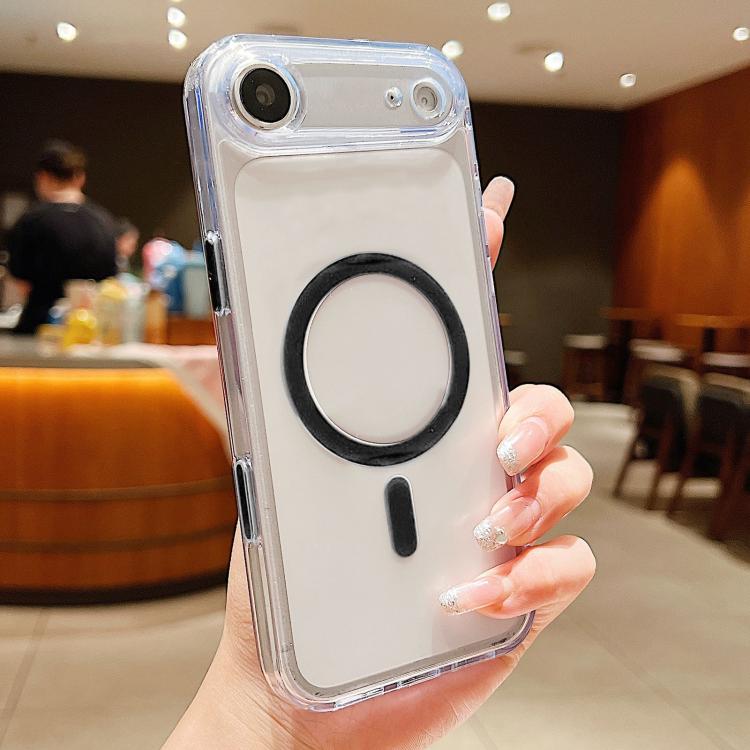 Frosted PC Hybrid TPU Magnetic Phone Case with AI Sensing Key, For iPhone 17 Pro Max, For iPhone 17 Pro, For iPhone 17, For iPhone Air, For iPhone 16 Pro Max, For iPhone 16 Pro, For iPhone 16