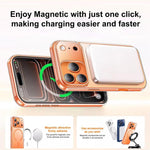 Frosted PC Hybrid TPU Magnetic Phone Case with AI Sensing Key, For iPhone 17 Pro Max, For iPhone 17 Pro, For iPhone 17, For iPhone Air, For iPhone 16 Pro Max, For iPhone 16 Pro, For iPhone 16
