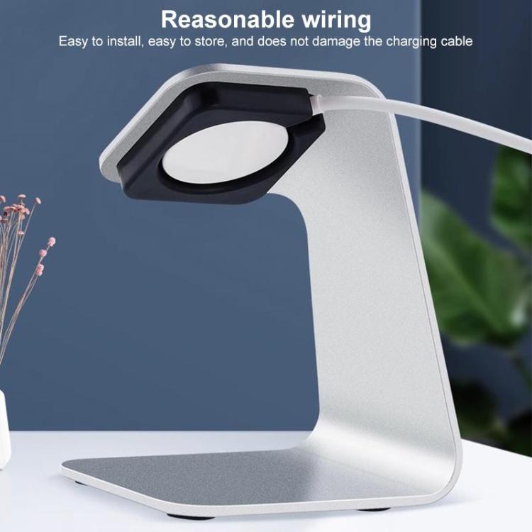 xDfind For Apple Watch Smart Watch Aluminum Alloy Charging Holder and Type-C Charger Set, Aluminum Alloy+Type-C