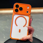 Electroplated Camera Full Coverage Magnetic Transparent Phone Case, For iPhone 17 Pro Max, For iPhone 17 Pro