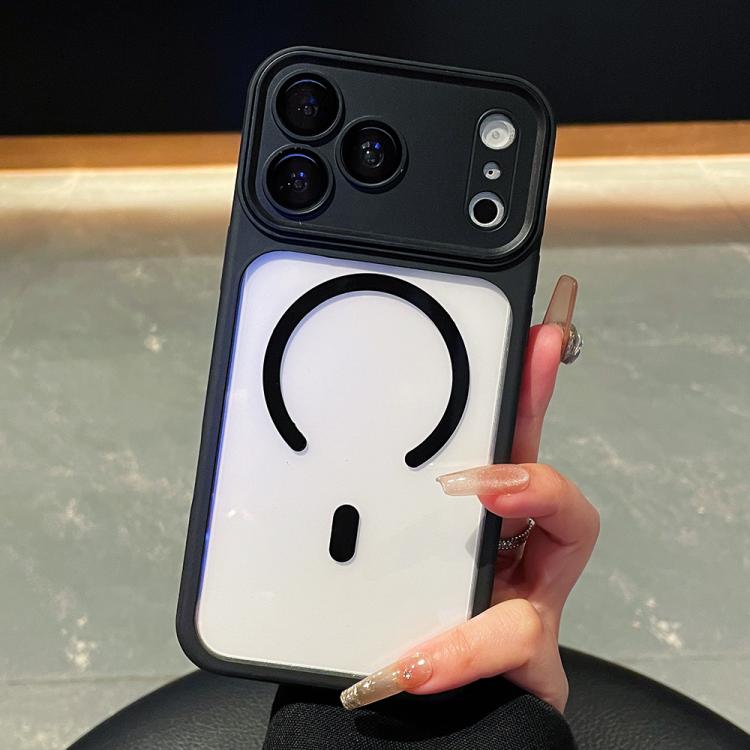 Electroplated Camera Full Coverage Magnetic Transparent Phone Case, For iPhone 17 Pro Max, For iPhone 17 Pro