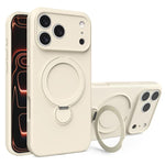 Liquid Silicone MagSafe Holder Phone Case, For iPhone 17 Pro Max, For iPhone 17 Pro, For iPhone 17, For iPhone Air