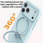 Liquid Silicone MagSafe Holder Phone Case, For iPhone 17 Pro Max, For iPhone 17 Pro, For iPhone 17, For iPhone Air