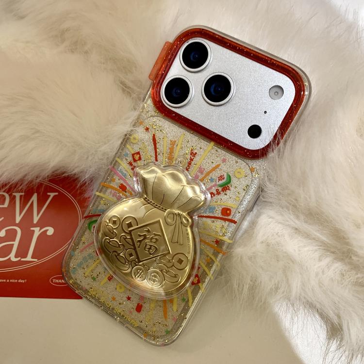 New Year Fireworks Lucky Bag Phone Case, For iPhone 18 Pro / 17 Pro, For iPhone 18 Pro Max / 17 Pro Max, For iPhone 17, For iPhone 16 Pro Max, For iPhone 16 Pro, For iPhone 16, For iPhone 15 Pro Max, For iPhone 15 Pro, For iPhone 15, For iPhone 14     ...