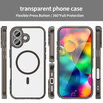 PC Hybrid TPU Airbag Shockproof MagSafe Phone Case, For iPhone 18, For iPhone 18 Pro, For iPhone 18 Pro Max, For iPhone 17e / 16e, For iPhone 17 Pro Max, For iPhone 17 Pro, For iPhone 17, For iPhone Air, For iPhone 16 Pro Max, For iPhone 16 Pro        ...