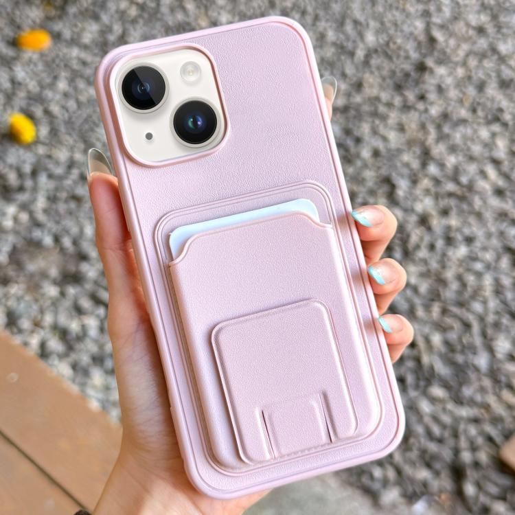 Square Folding Card Bag Holder Phone Case, For iPhone 14 Plus, For iPhone 14, For iPhone 14 Pro, For iPhone 14 Pro Max, For iPhone 13 Pro Max, For iPhone 13 Pro