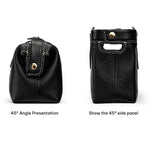 Convenient Washing Genuine Leather Makeup Tool Storage Bag