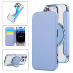 Ultra-thin Rotation Holder Magnetic Plating Vegan Leather Phone Case, For iPhone 16 Pro, For iPhone 16 Plus, For iPhone 16, For iPhone 15 Pro Max, For iPhone 15 Pro, For iPhone 15 Plus / 14 Plus