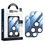 XDcase 2pcs Integrated Translucent Frosted Acrylic Camera Lens Protector, For iPhone 17 Pro Max, For iPhone 17 Pro