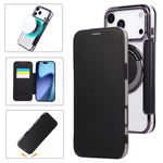 Ultra-thin Magnetic Plating Vegan Leather Phone Case, For iPhone 17 Pro Max, For iPhone 17 Pro, For iPhone 17, For iPhone Air, For iPhone 16e, For iPhone 16 Pro Max