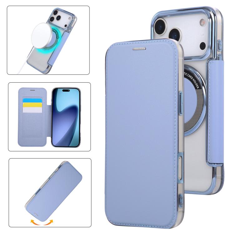 Ultra-thin Magnetic Plating Vegan Leather Phone Case, For iPhone 17 Pro Max, For iPhone 17 Pro, For iPhone 17, For iPhone Air, For iPhone 16e, For iPhone 16 Pro Max