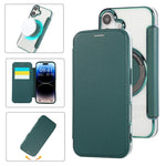 Ultra-thin Magnetic Plating Vegan Leather Phone Case, For iPhone 16 Pro, For iPhone 16 Plus, For iPhone 16, For iPhone 15 Pro Max, For iPhone 15 Pro, For iPhone 15 Plus / 14 Plus