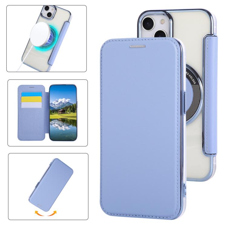 Ultra-thin Magnetic Plating Vegan Leather Phone Case, For iPhone 16 Pro, For iPhone 16 Plus, For iPhone 16, For iPhone 15 Pro Max, For iPhone 15 Pro, For iPhone 15 Plus / 14 Plus